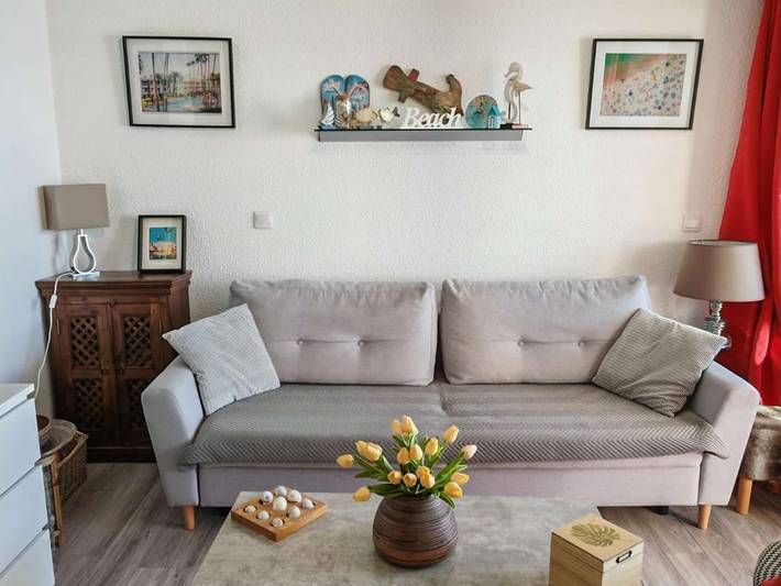 Ganze Wohnung, T2 mit Klimaanlage, Internet und Pool, 4 Betten - Le Barcarès in Le Barcarès, Côte d'Améthyste