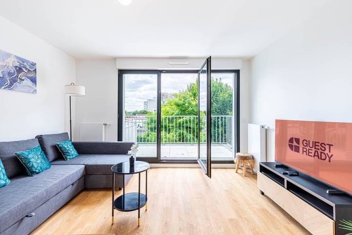 Gîte pour 5 personnes, avec Balcon à Villejuif