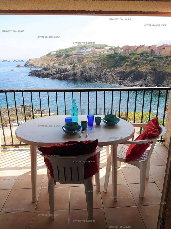Apartamento para 4 personas, con Terraza en Colliure