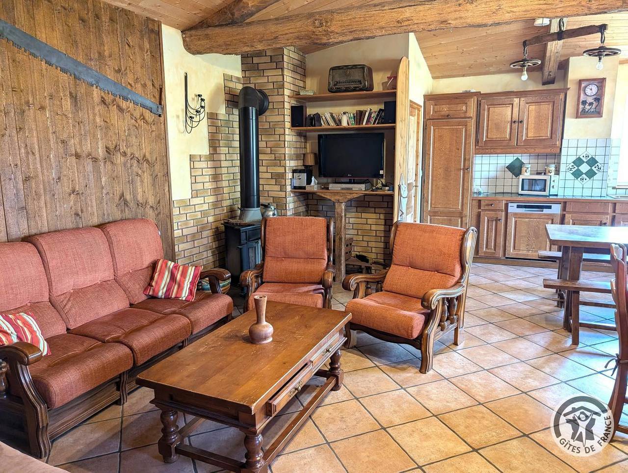 Gîte de la Grange du Mas Est in Saint-Clément-les-Places, Rhône