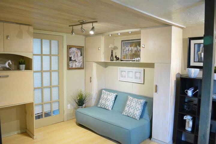 Cabin for 8 people, with balcony and yard, with pets in Missouri