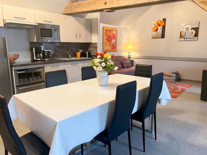 Gîte pour 4 personnes, avec jardin ainsi que sauna et terrasse, animaux acceptés à La Ferrière-aux-Étangs - 2