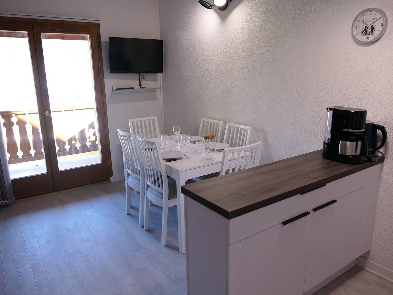 Appartement entier, Appartement cocon pour 4 pers. avec balcon et parking à Saint-Gervais in Saint-Gervais-les-Bains, Pays du Mont-Blanc