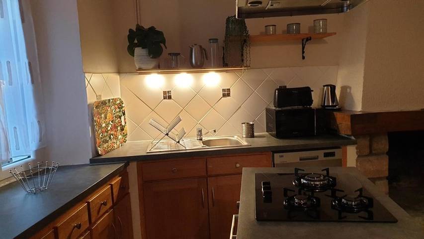 Gîte pour 4 personnes, avec terrasse et vue, adapté aux familles à Campagne-sur-Aude - 4