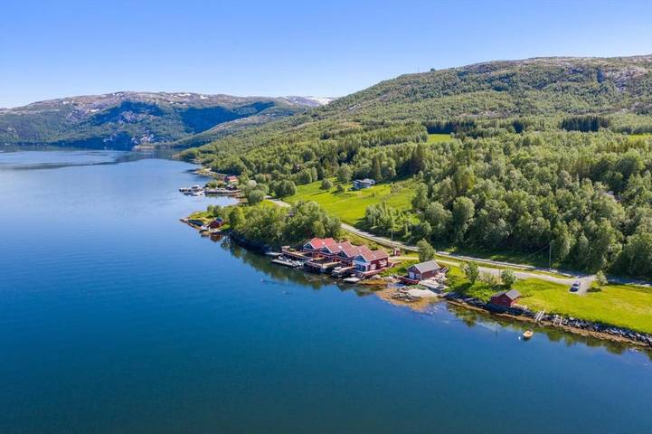 Feriehus for 6 personer, med Balkong og Terrasse i tillegg til Utsikt i Bodø 