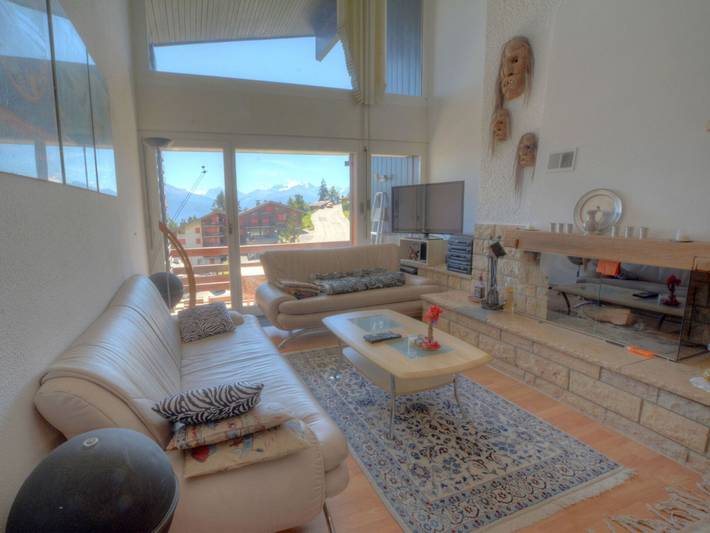 Ferienwohnung für 8 Personen, mit Balkon und Whirlpool in Ayent