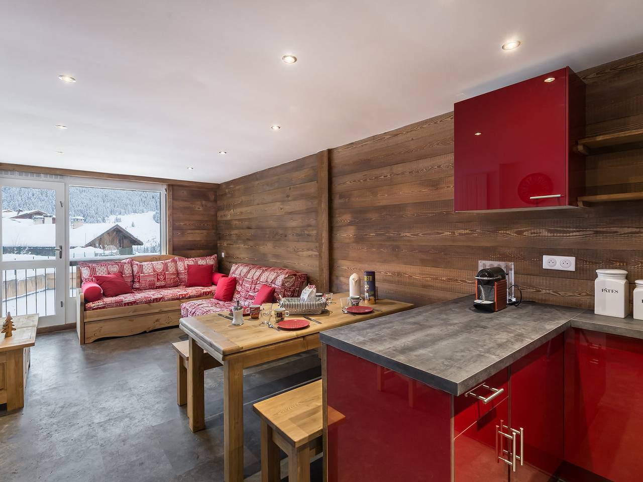 Ganze Wohnung, Renovierte Wohnung in der Nähe der Pisten mit Bergblick und Parkplätze in Courchevel 1650 (Moriond), Saint-Bon-Tarentaise