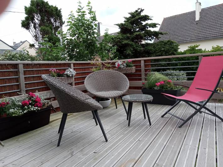 Gîte pour 6 personnes, avec jardin et terrasse à Barneville-Carteret