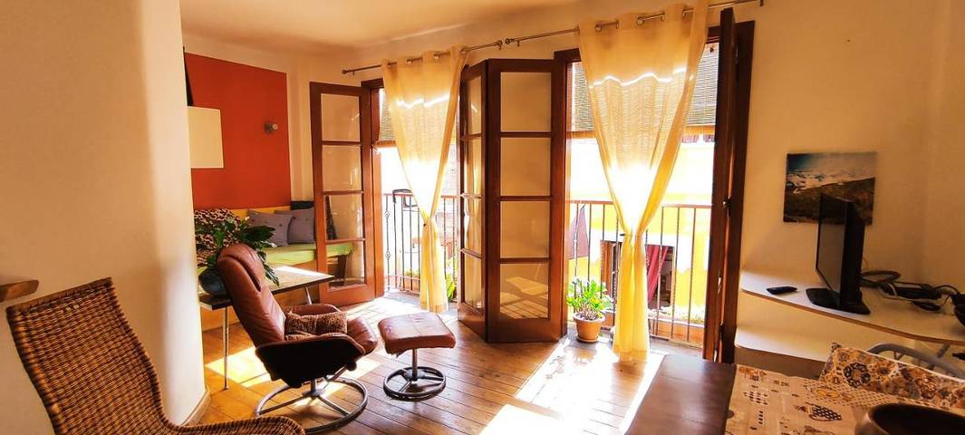 Ferienwohnung für 2 Personen, mit Balkon und Ausblick