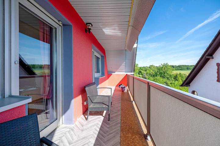 Appartamento intero, Appartamento 'Eulennest' con vista sulle montagne, giardino privato e Wi-Fi in Circondario di Bad Kreuznach