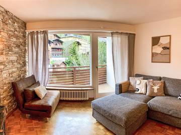 Gîte pour 6 personnes, avec balcon à Loèche-les-Bains