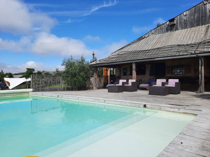 Gîte pour 4 personnes, avec sauna et piscine