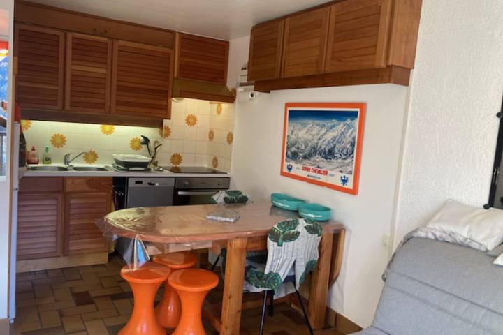 Ganze Wohnung, Ferienwohnung für 4 Personen mit Balkon in Le Monêtier-les-Bains, Serre Chevalier
