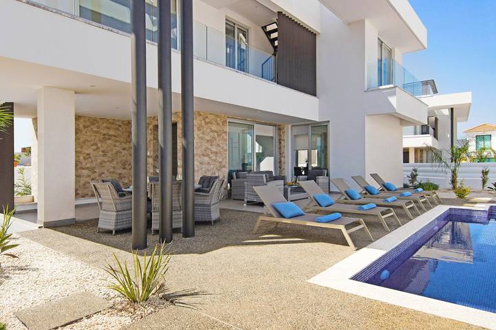 Villa voor 6 personen met balkon in Zuid Cyprus