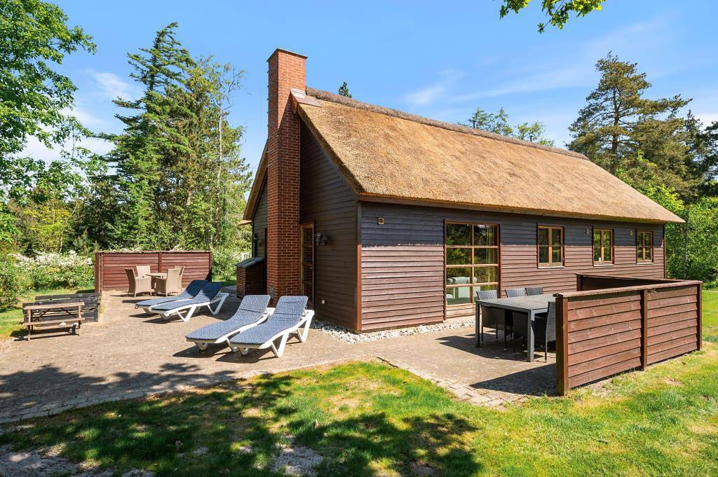 Reetdachhaus in Houstrup mit Whirlpool und Sauna in Nørre Nebel, Varde