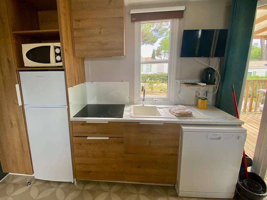Camping les Jardins d'Agathe ****  - Mobilheim 4 personen - Cottage Stella Maris 4Pers. 2Ch Klim. in Grau d’Agde, Agde