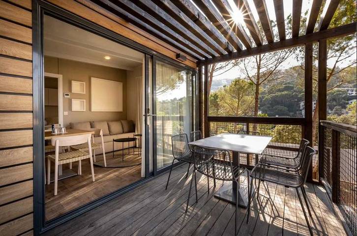 Camping para 5 personas, con sauna y jacuzzi en Begur