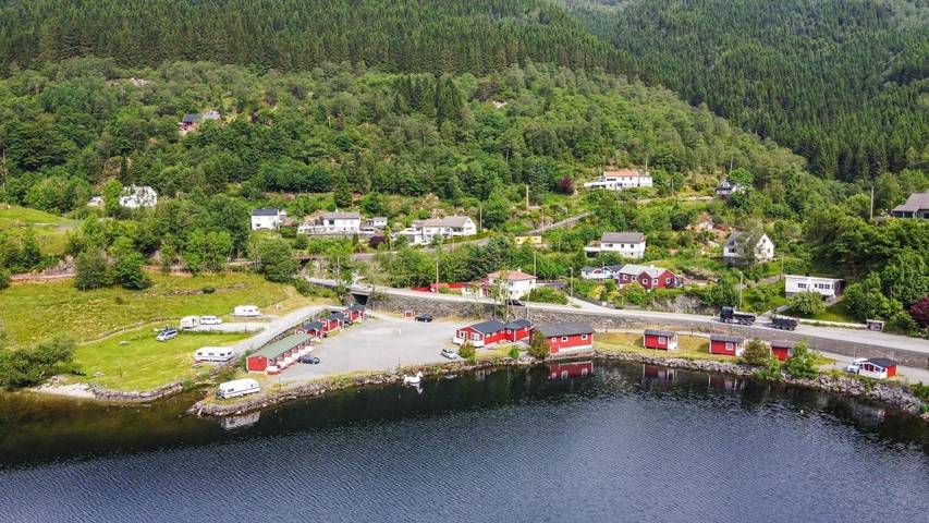 Camping per 2 persone, con Balcone e Giardino nonché Panorama e Vista lago a Bergen