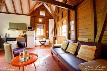 Gîte pour 4 personnes, avec jardin et vue, animaux acceptés à Le Lorrain (Martinique)