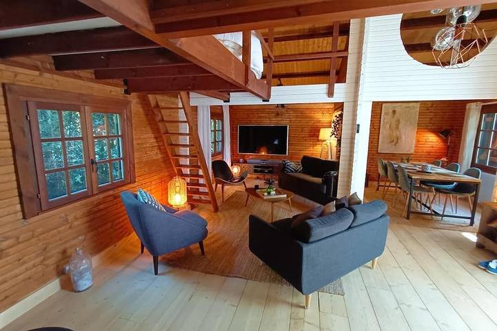 Chalet Cocooning de Campagne - Domaine Privé - 5 Étangs in Bazoches-sur-le-Betz, Montargis und Umgebung