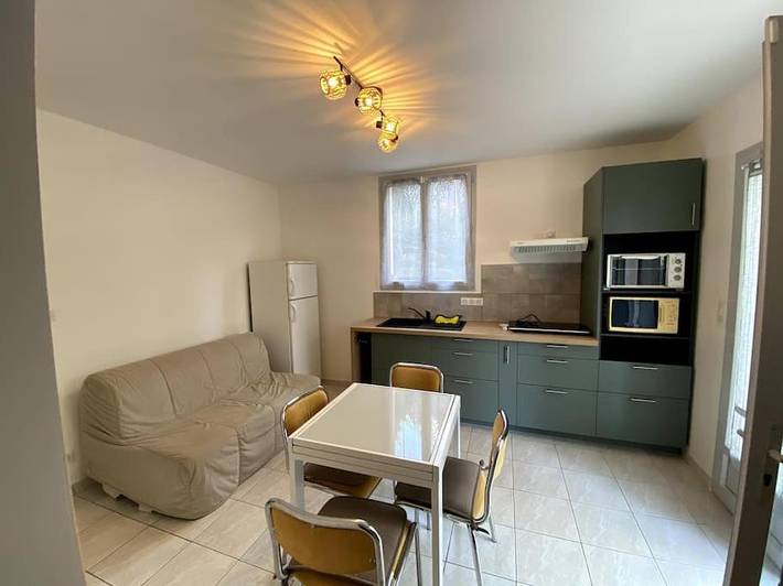 Appartement de vacances pour 4 personnes, avec Terrasse ainsi que Jardin et Vue