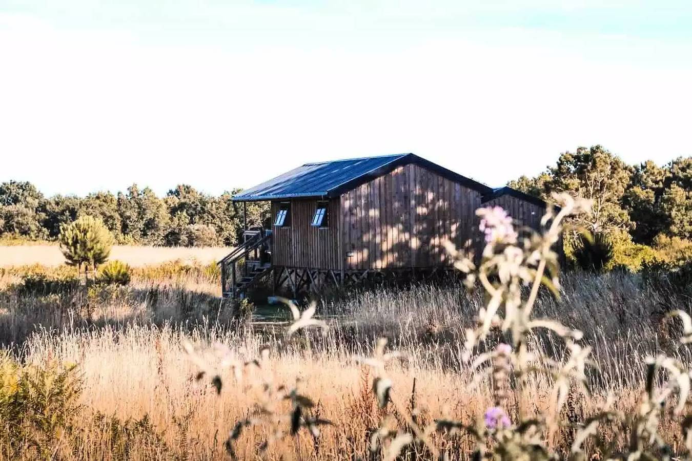 Eco -logdes 4 à 5 personnes - 4 pers. inclus dans le tarif in Ploemel, Côte des Mégalithes