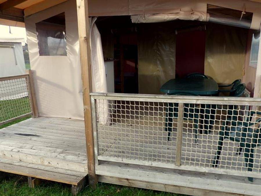 Camping Le Pontis - Tente 4 personnes - Africaine Lodge in Verteillac, Périgord Vert