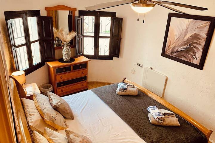Villa Casa Hermosa in Los Banos De Fortuna, 200 metres from spa baths, with pool in Abanilla, Murcia Inland