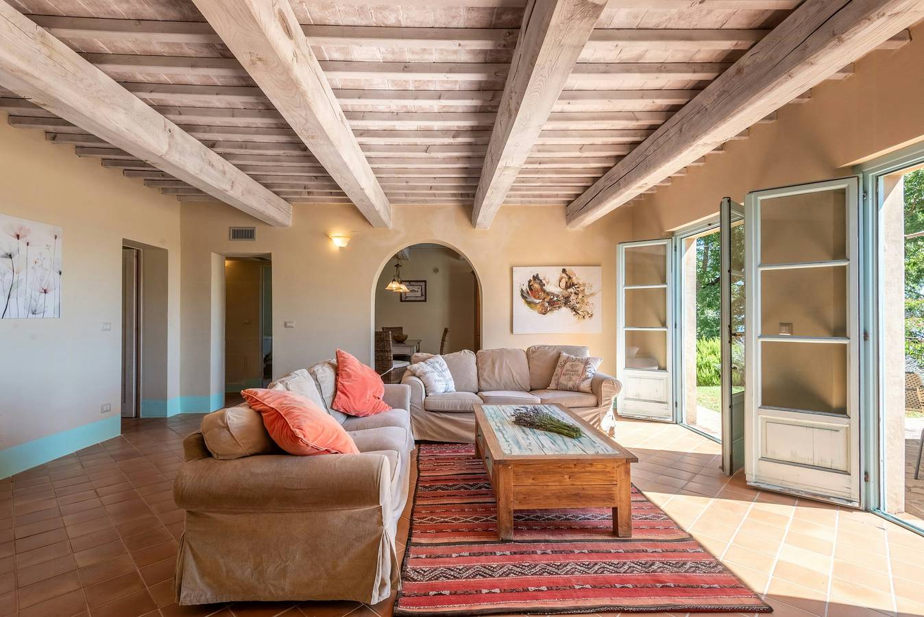 Hel leilighet, Leilighet i gammel landsby i Val d'Orcia in Trequanda, Provinsen Siena