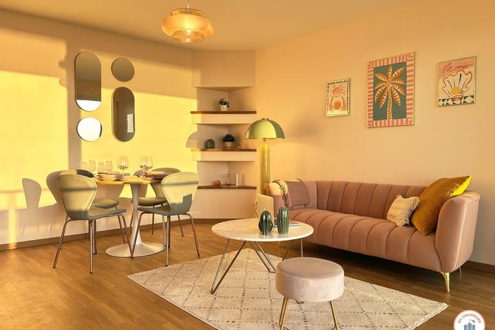 Ferienwohnung für 4 Personen, mit Terrasse in Le Havre - 3