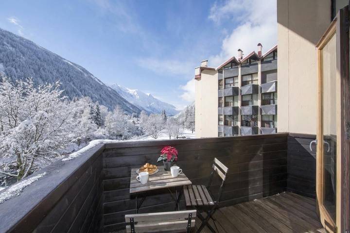 Ganze Wohnung, Grand Roc C112 280m from Slopes, Mont-Blanc View, Parking & WiFi in Argentière, Chamonix