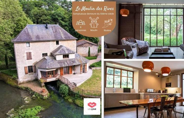 Maison d’hôte pour 9 personnes, avec jardin ainsi que terrasse et vue sur le lac