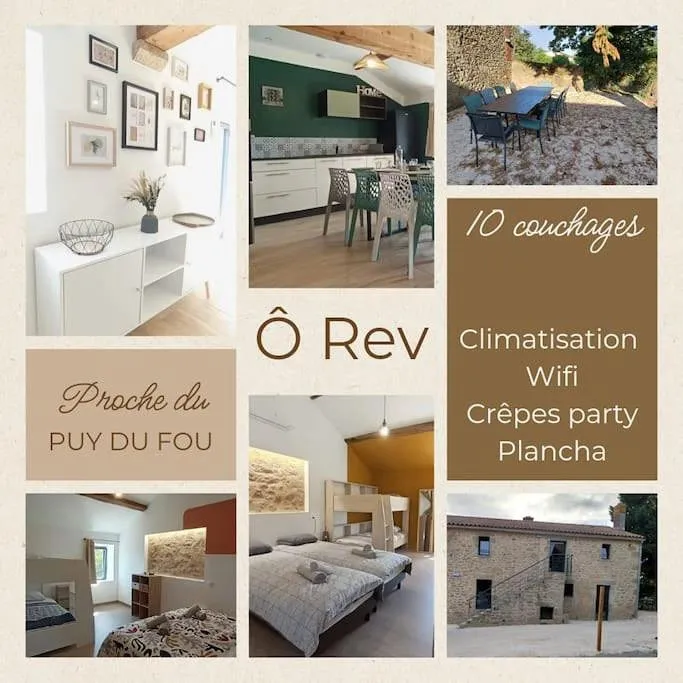 Maison de vacances pour 10 personnes, avec jardin - 1