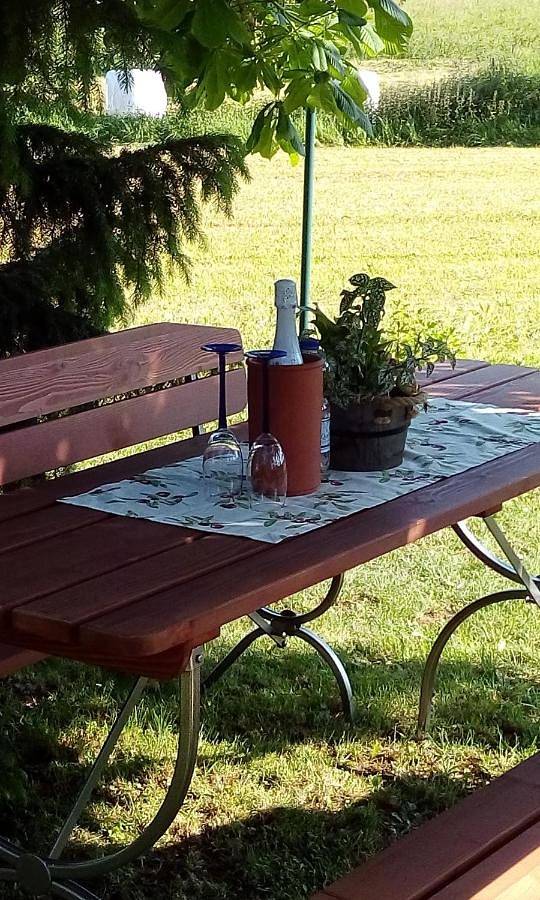 Ferienwohnung für 4 Personen, mit Garten und Ausblick in Kaltennordheim