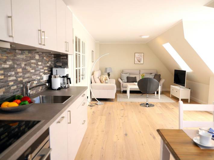 Ferienwohnung für 4 Personen, mit Balkon - 1