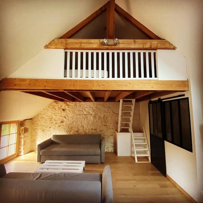 Appartement de vacances pour 4 personnes, avec jardin