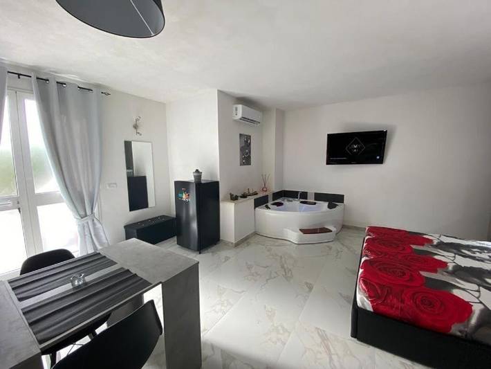 Ferienwohnung für 5 Personen, mit Balkon und Terrasse sowie Garten und Ausblick