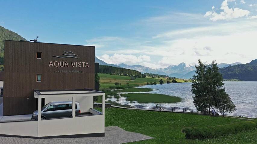 Ferienwohnung für 2 Personen, mit Ausblick und Terrasse sowie Seeblick, mit Haustier