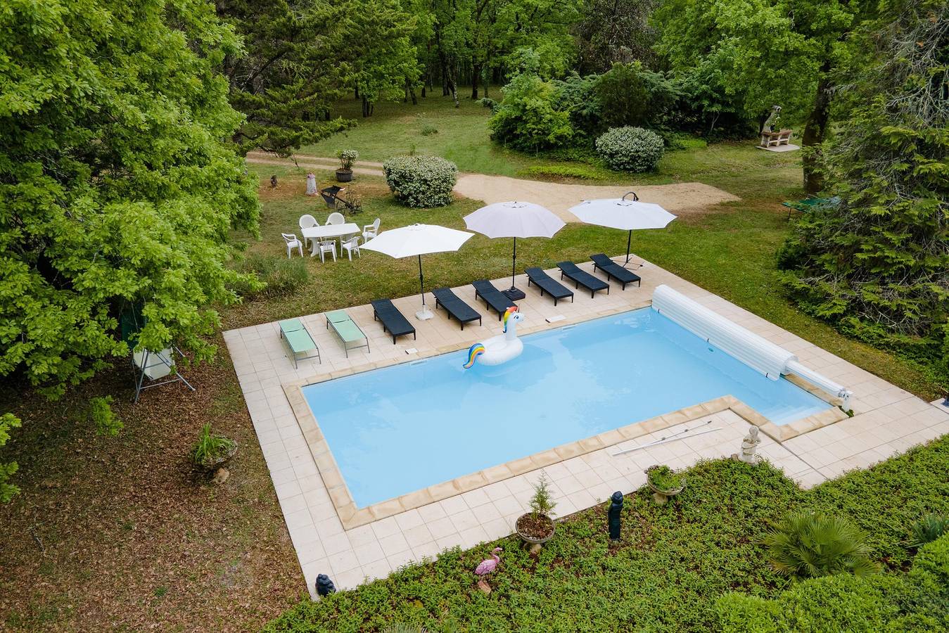 Ferienhaus 'Logement Les Termes' mit privatem Pool, privater Terrasse und Wi-Fi in Paunat, Périgord Pourpre