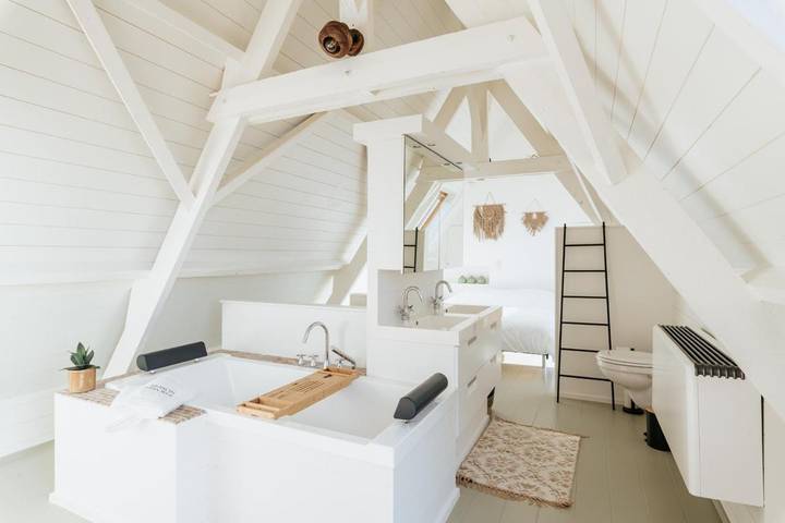Ferienhaus für 8 Personen, mit Terrasse und Seeblick sowie Ausblick in Damme (Belgien)