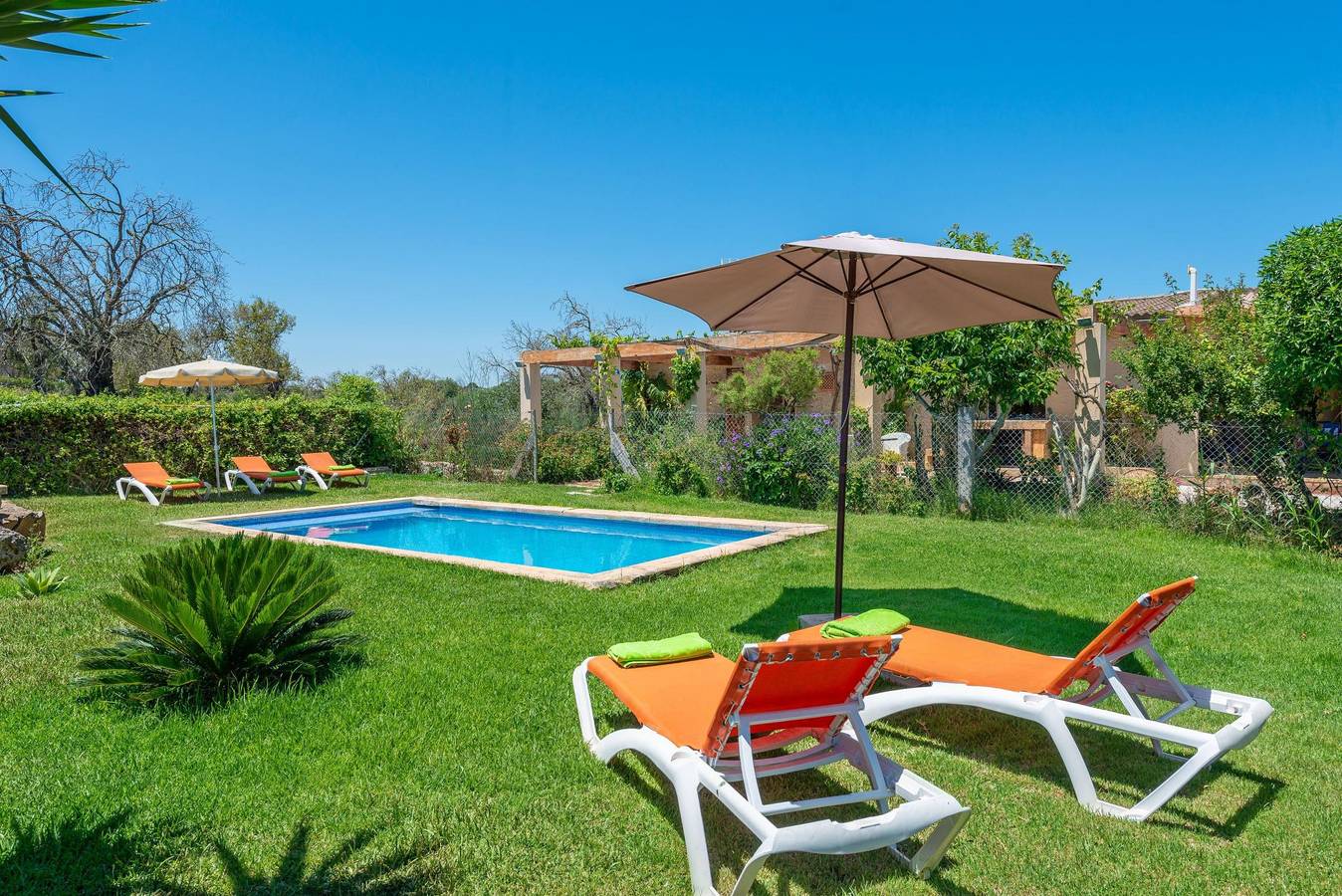 El Reboster (Carboneras) - Gemütliches Landhaus mit privatem Pool und schönem Garten. Wifi gratis in Maria de la Salut, Mallorca Inselmitte