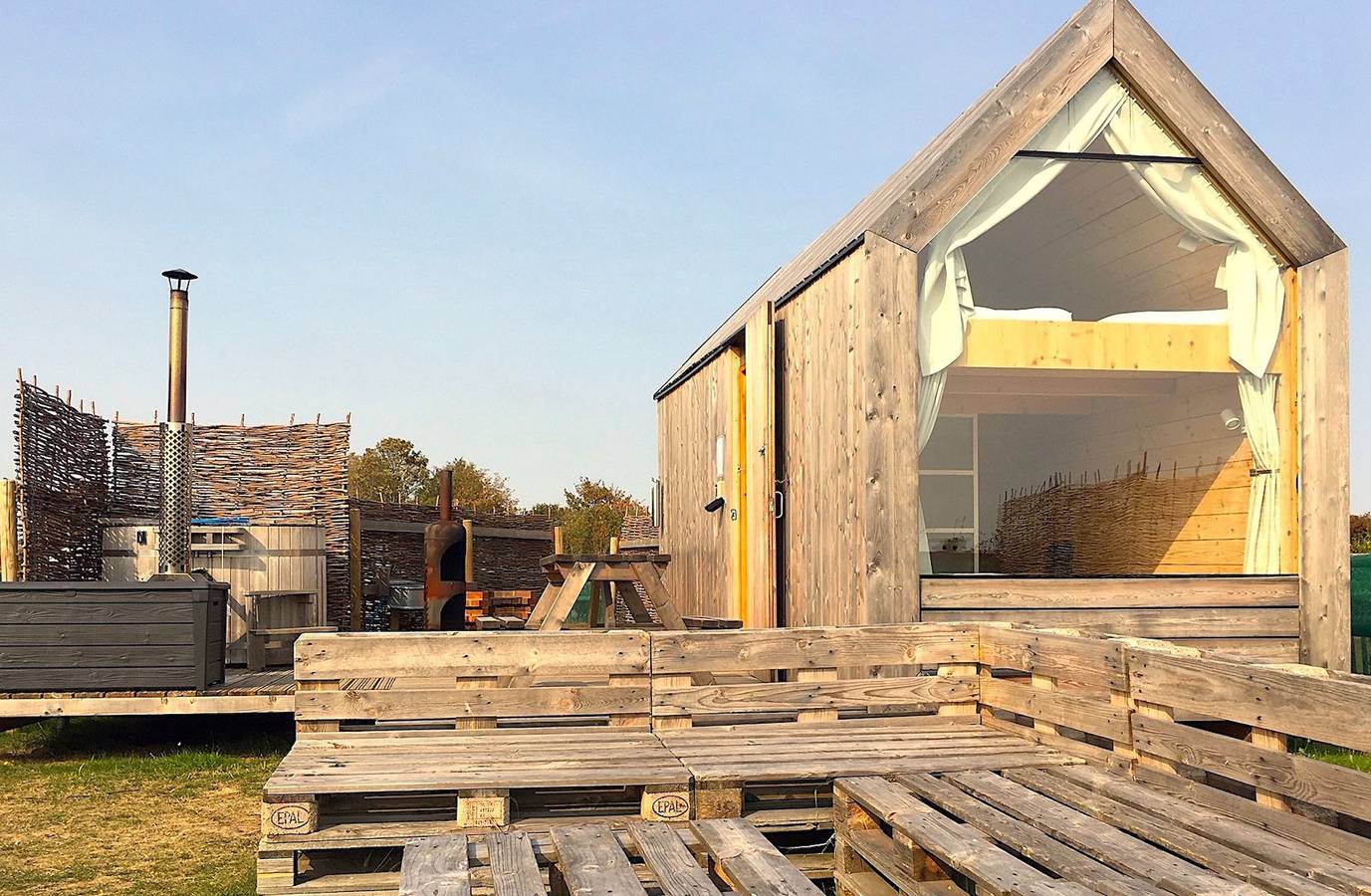 Glamping für 4 Personen mit Garten in Point Clear, St Osyth