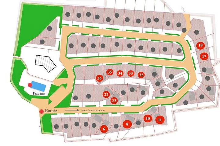 Location de vacances pour 4 personnes, avec jardin ainsi que piscine et terrasse à Herm - 2