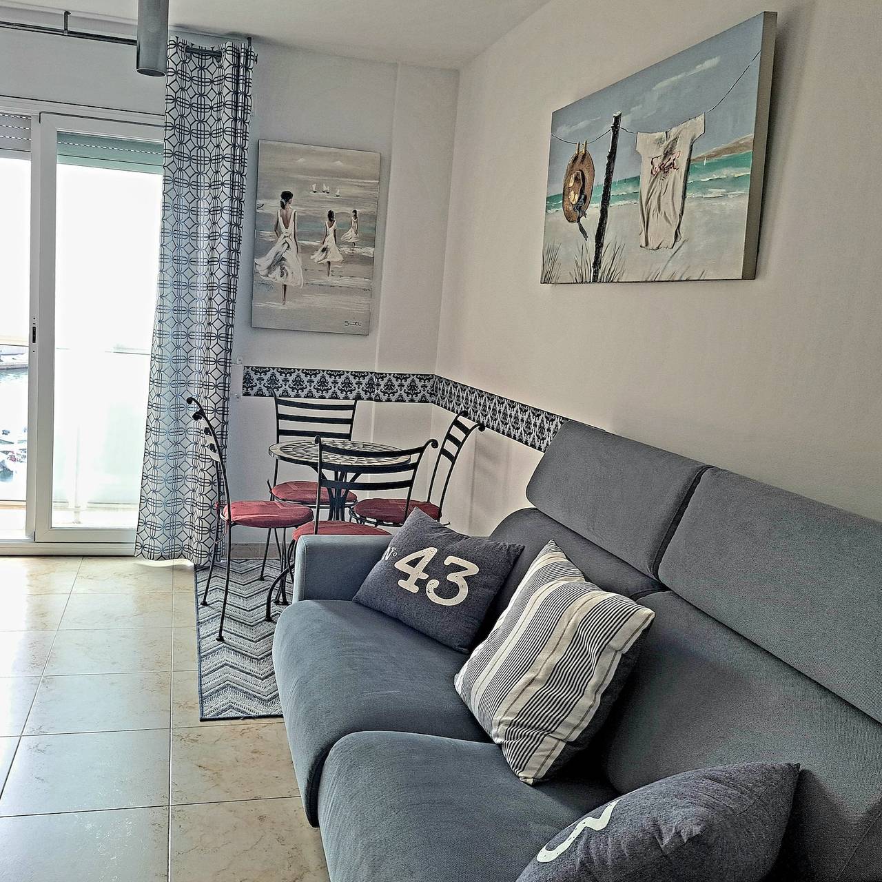 Ganze Wohnung, Ferienwohnung 'Constance' mit Meerblick, Wlan und Klimaanlage in l'Ampolla, Costa Dorada