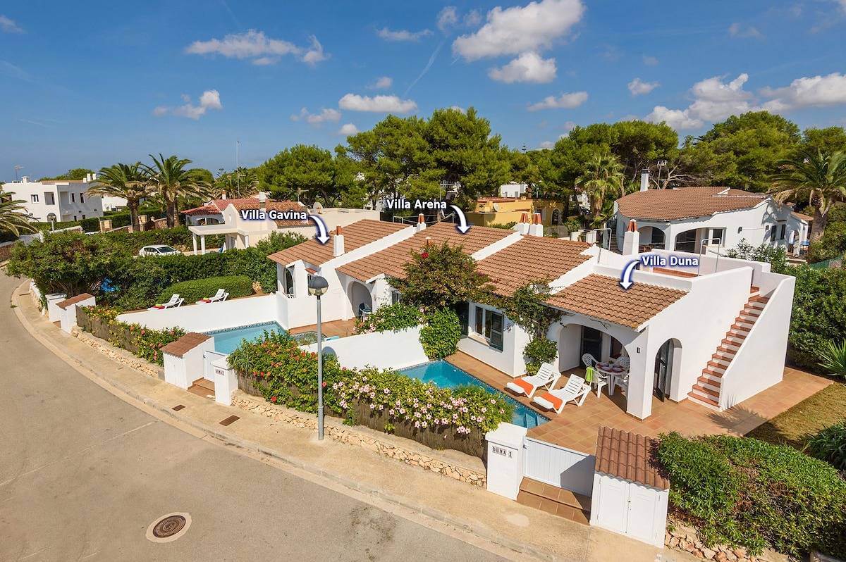 Villa Duna in Cala Blanca, Ciutadella