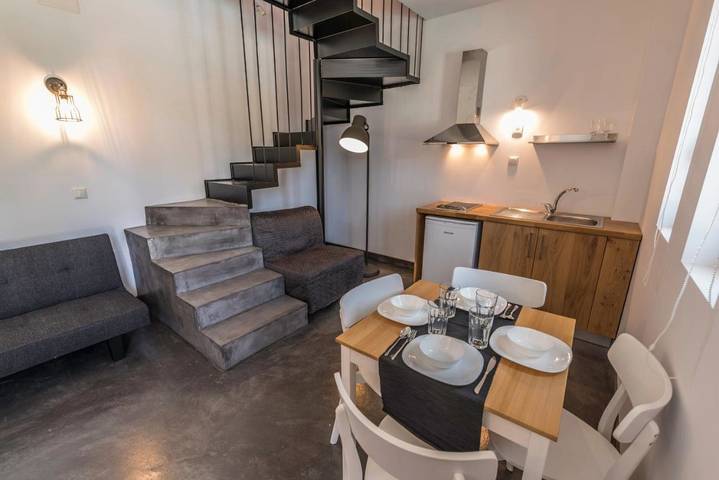 Holiday rental for 2 people, with garden and pool as well as view and children pool in Thassos
