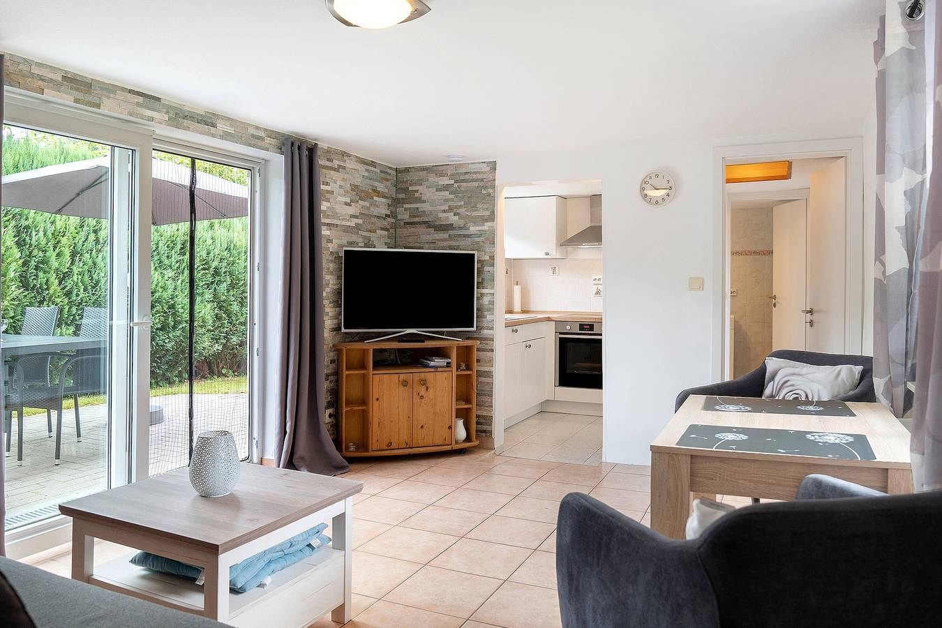 Appartement entier, Appartement 'Ferienanlage Kappeln-Kopperby' avec terrasse privée, jardin privé et Wi-Fi in Kappeln, Kappeln et ses environs