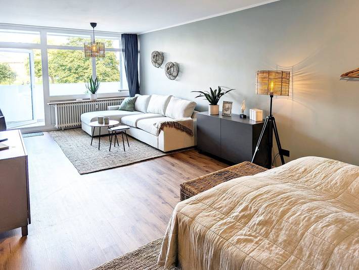 Ferienpark für 4 Personen, mit Balkon und Garten