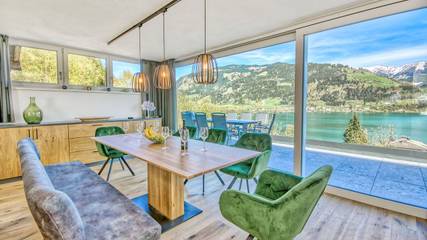 Chalet für 9 Personen, mit Garten und Sauna sowie Ausblick und Seeblick in Zell am See