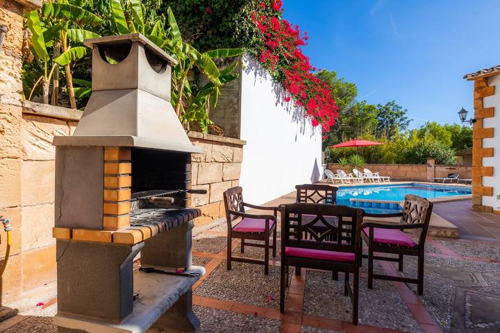 Villa "Es Morro de Sa Carabassa" mit Wlan, Garten, Terrassen & Pool in Porto Cristo, Manacor
